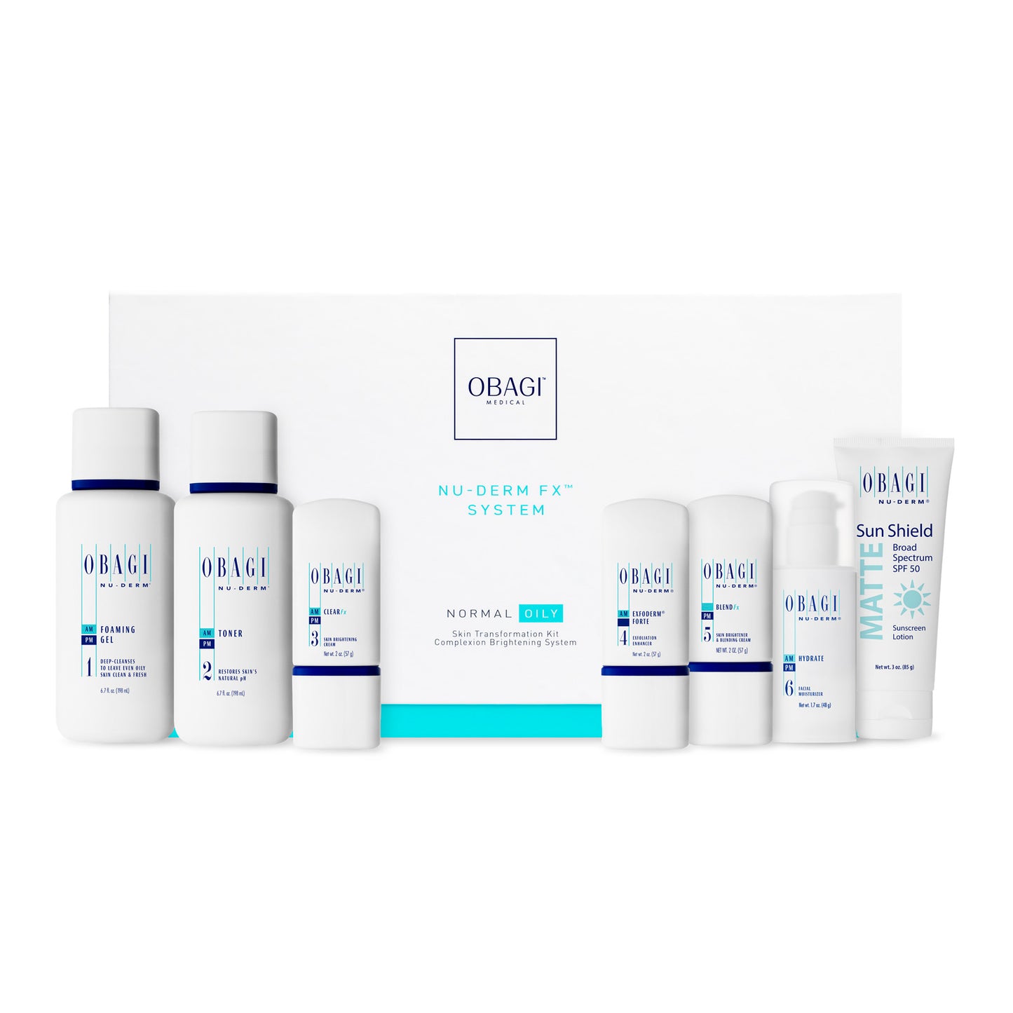 Obagi Nu-Derm Fx Skin Transformation System - Normal to Oily